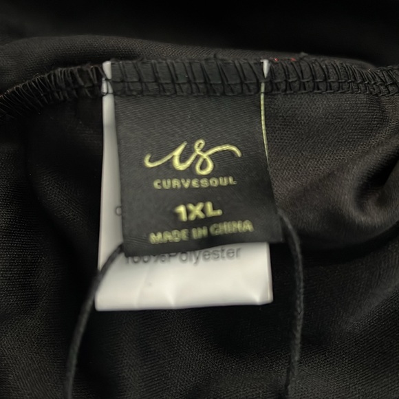 Stand out in the crowd NBW Crimson sequined party dress made by Curve Soul - Picture 5 of 5